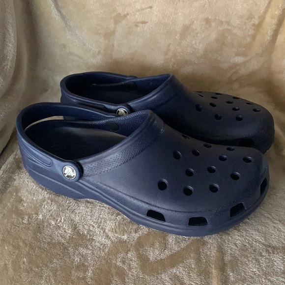 CROCS Other - CROCS Men’s Navy Slide-Ons